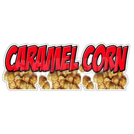 Signmission Safety Sign, 1.5 in Height, Vinyl, 8 in Length, Caramel Corn D-DC-8-Caramel Corn